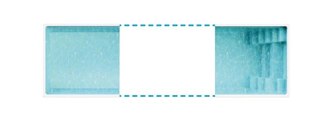 Lipari | 3,30 x 5,40 – 11,40 x 1,53 m