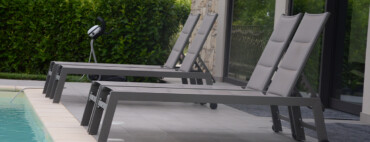 Lettino prendisole impilabile