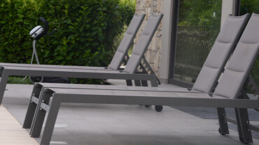 Lettino prendisole impilabile