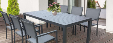 Tavolo allungabile in alluminio